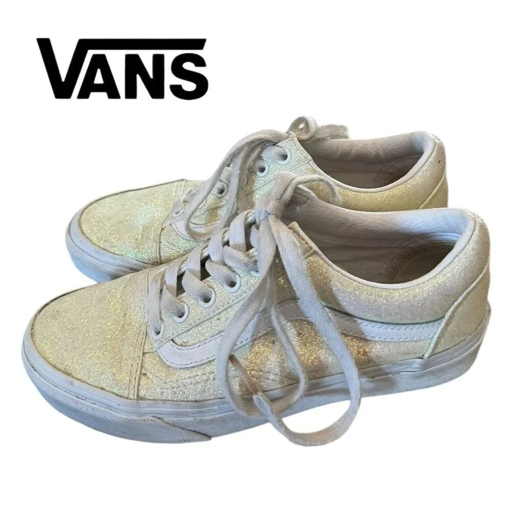 Vans Old Skool Women's Glitter Tennis Shoes Sneakers 6